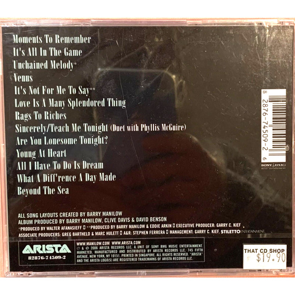 The Greatest Songs of the Fifties 50s by Barry Manilow NEW CD Beyond the Sea + - Picture 2 of 2